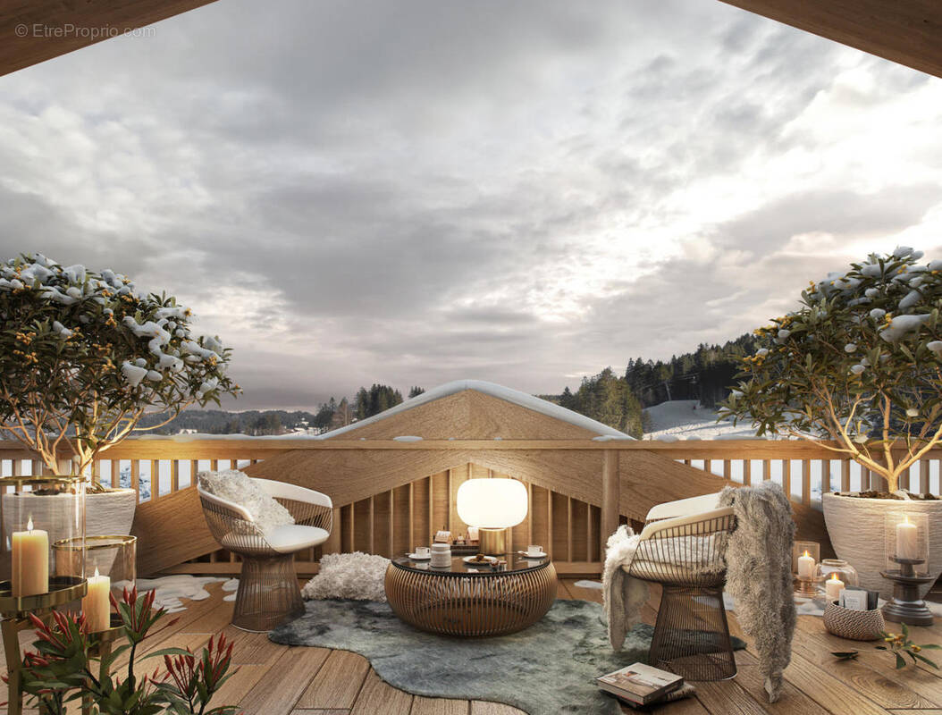 ski apartment for sale Les Gets 74_Terrasse_Modif1 - Appartement à LES GETS