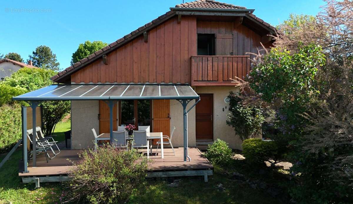 Vue exceptionnelle & esprit chalet : villa atypique à AROMAS - photo 14