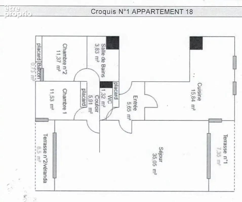 Ramonville Port Sud  Appartement T4 avec Terrasse, Loggia, Balcon, Ascenseur et parking - photo 9