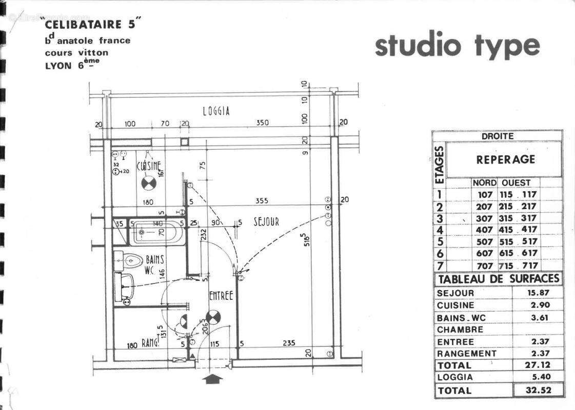Appartement à LYON-6E