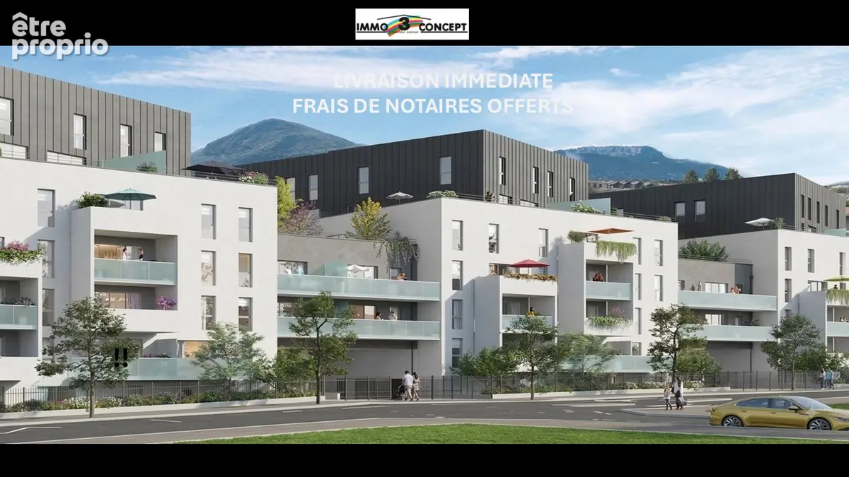 Appartement T4 de 104.72 m² - au 4ème étage avec jardin suspendu et Vue lac - Thonon-les-Bains - photo 3