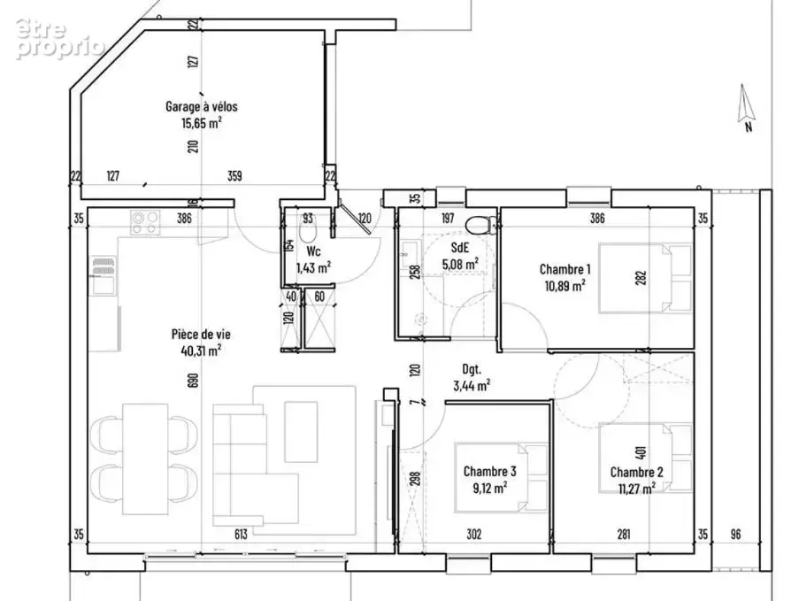 Maison neuve plain-pied 3 chambres avec jardin et garage – CHATEAUBRIANT - photo 2