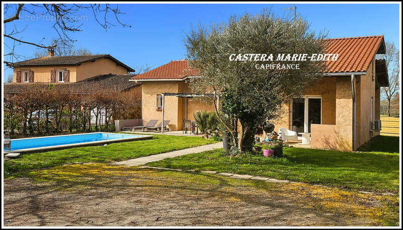 Maison PLAIN-PIED 110,23 M² - 6 pièces - 3 chambres + Mezzanine -Garage - Piscine neuve - PARCELLE 949 M² SEGOUFIELLE (32) - photo 3