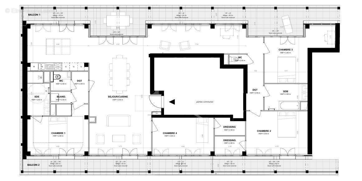 Appartement à PARIS-16E