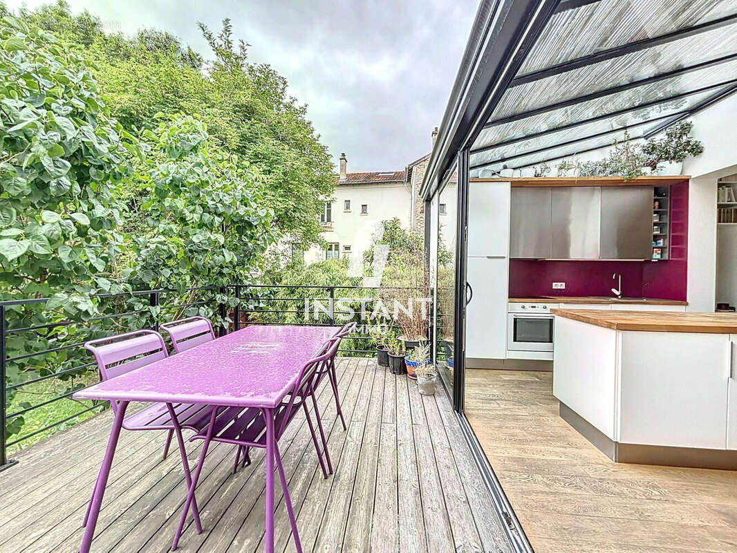 Terrasse / Cuisine - Maison à ALFORTVILLE