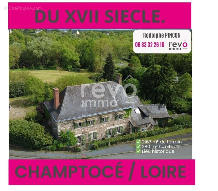 Maison à CHAMPTOCE-SUR-LOIRE