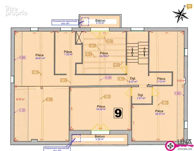 130 m2 à imaginer selon vos envies - Deux balcons et parking - photo 2