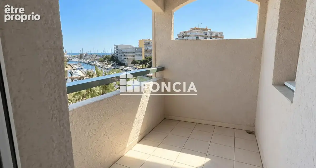 Canet-port / marina – duplex t3 – dernier étage – 2 terrasses – vue marina – parking privatif - gararge sus - photo 11