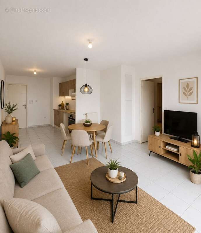 Appartement T3 au 3°étage avec ascenseur et grand balcon exposé Sud-Est - photo 3