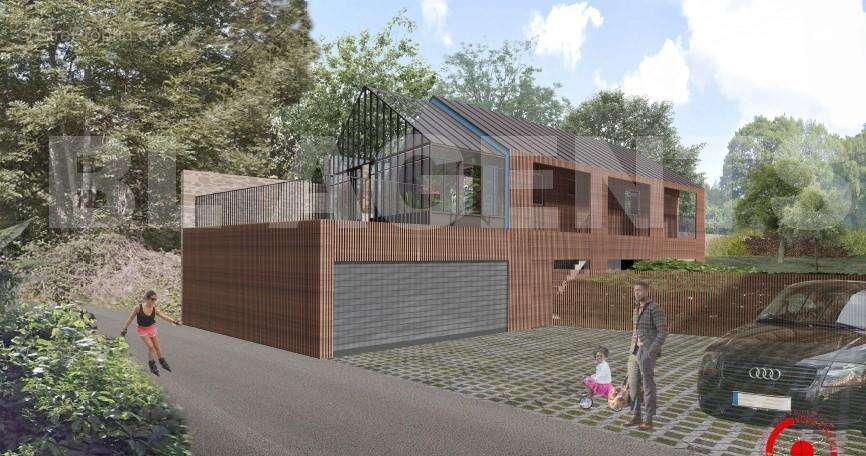 Photo 3D maison architecte m² - Terrain à MAGNY-LE-HONGRE