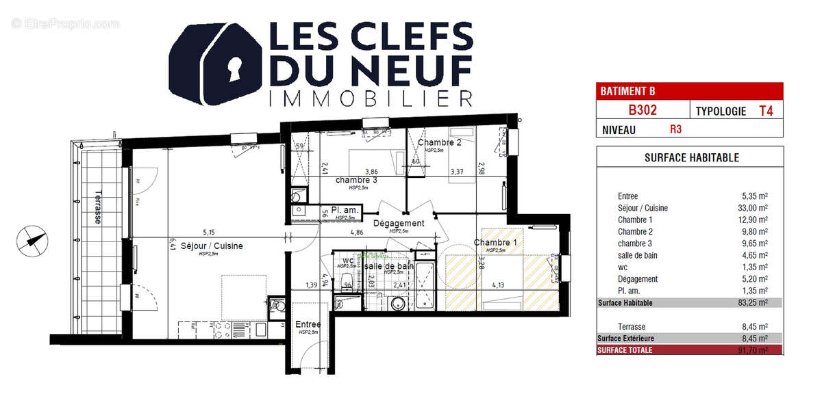 Appartement à VALENCIENNES