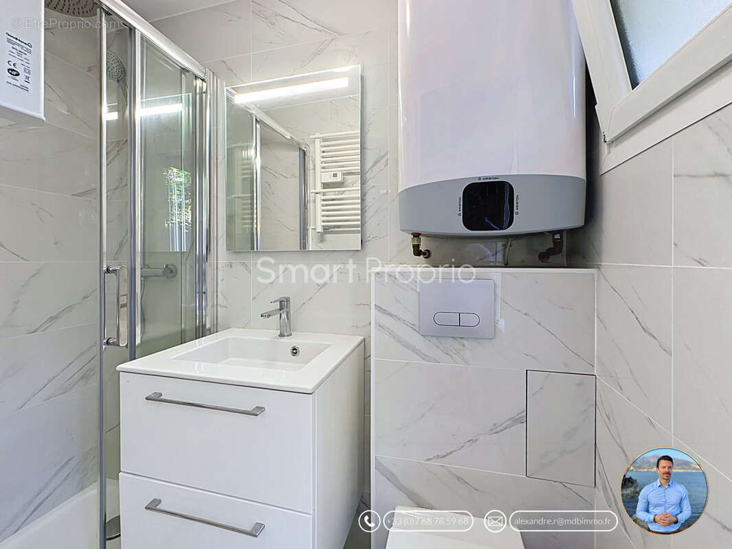 Menton riviera - studio traversant de 23,53m2 meublé et équipé sans charges ! - photo 8