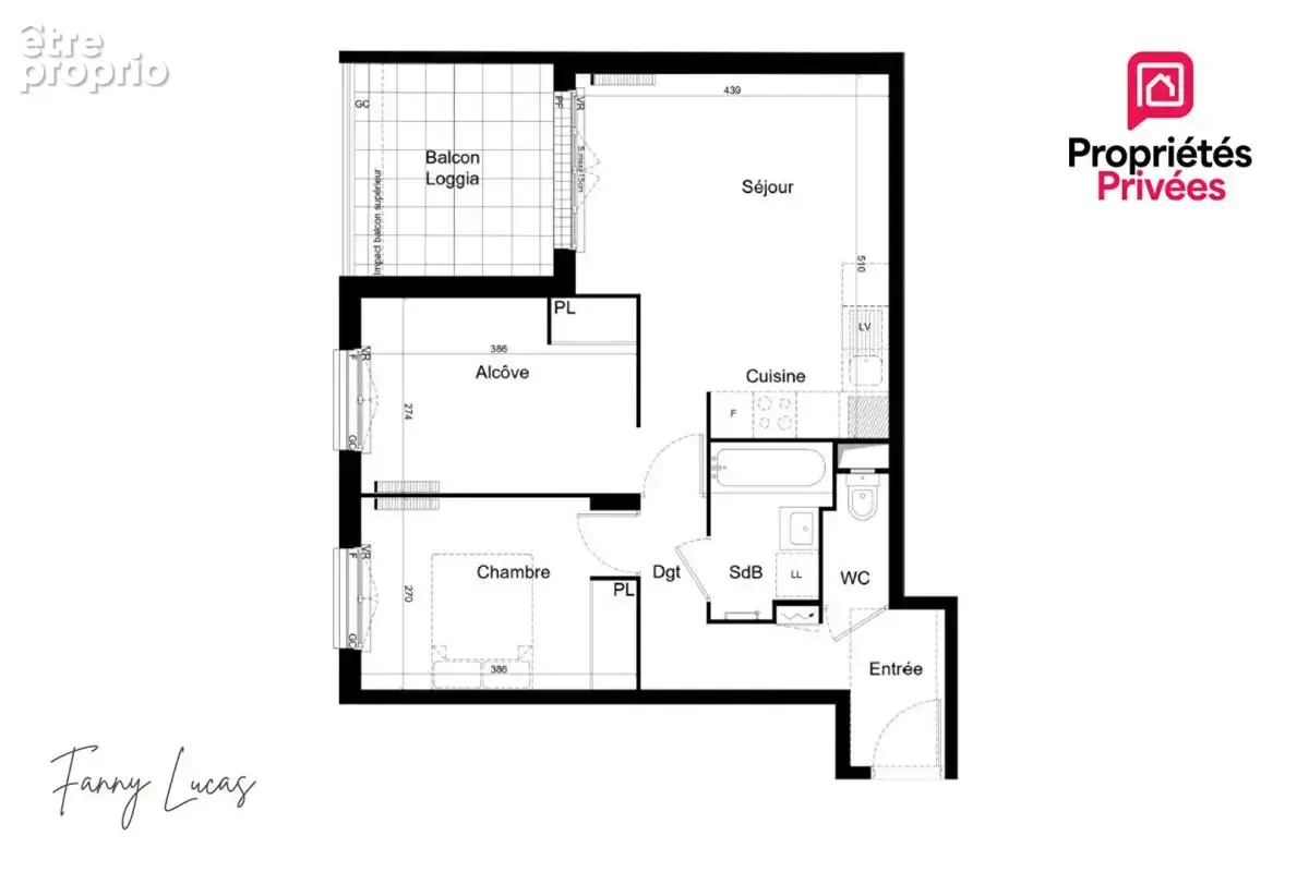 Appartement montlhery - t2 alcôve de 54.83 m² avec terrasse - photo 4