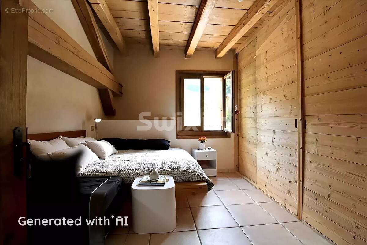 Appartement T5/6 de 147 m² – Ferme rénovée – Vue montagnes – Habère-Poche - photo 21