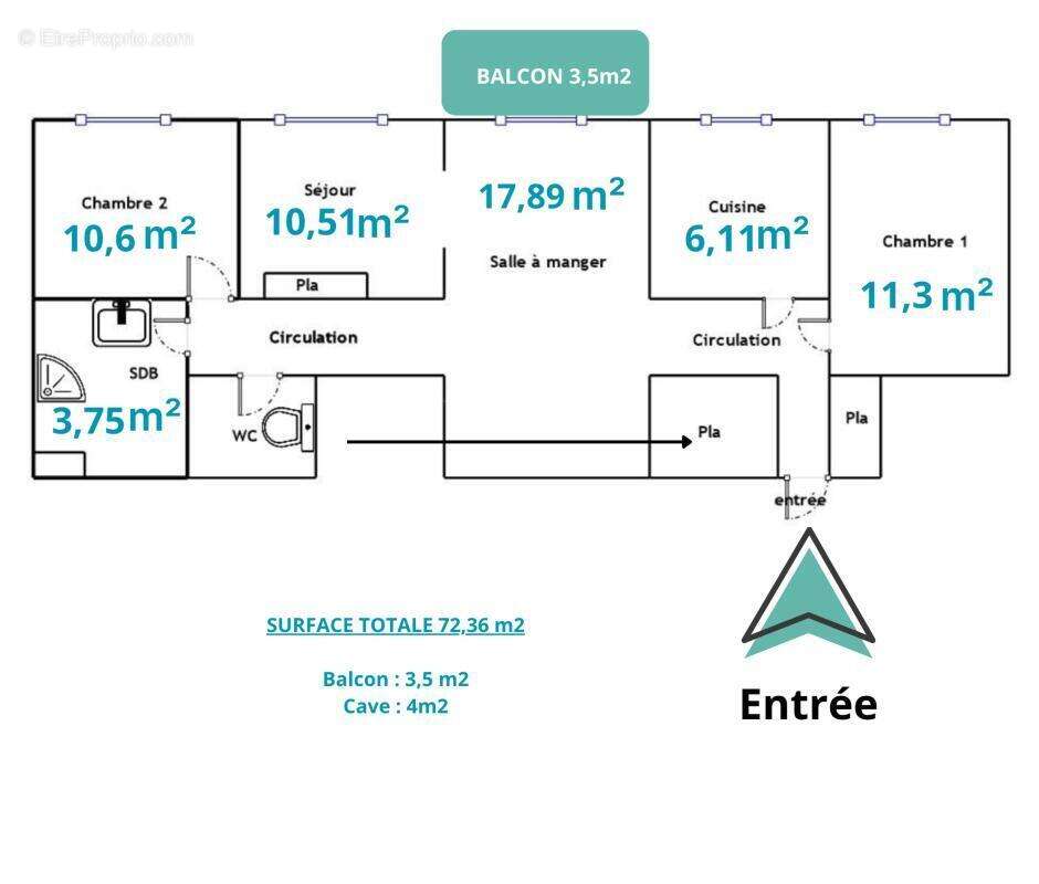 Appartement - photo 3
