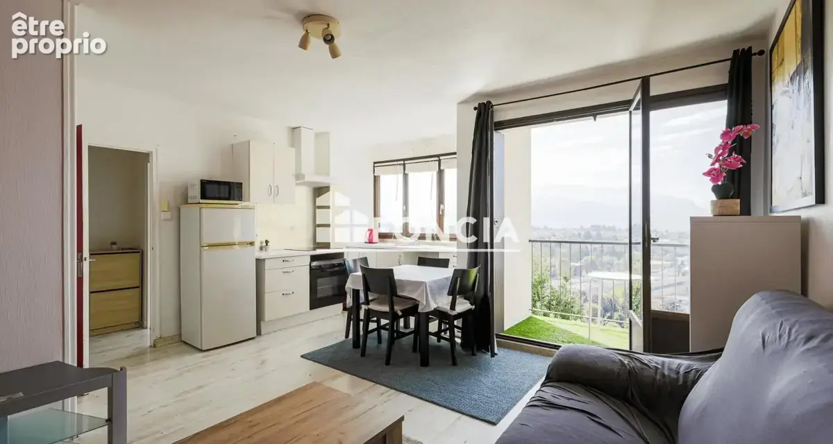  voiron – t2 de 36,4 m² – balcon – vue exceptionnelle - photo 3