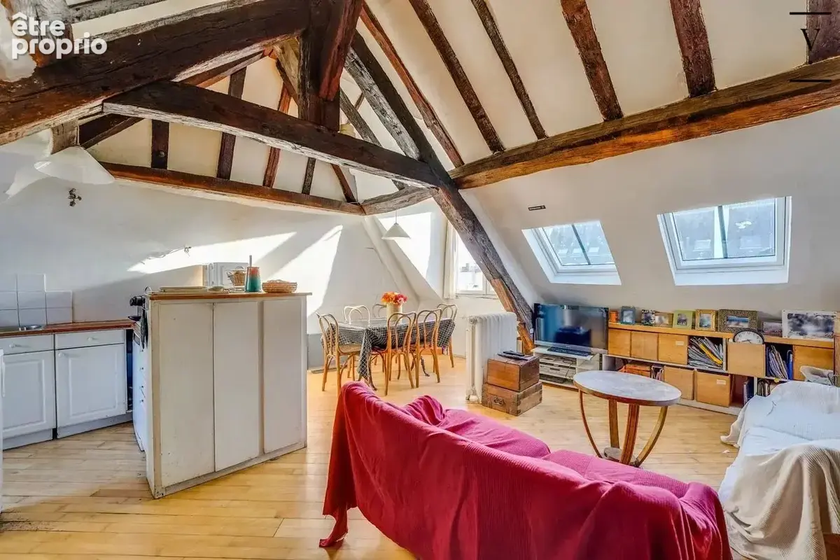 4° - proche quais de seine - duplex en dernier etage - photo 2