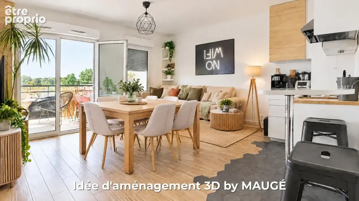 Appartement - 2 chambres - Balcon - Parking - photo 2