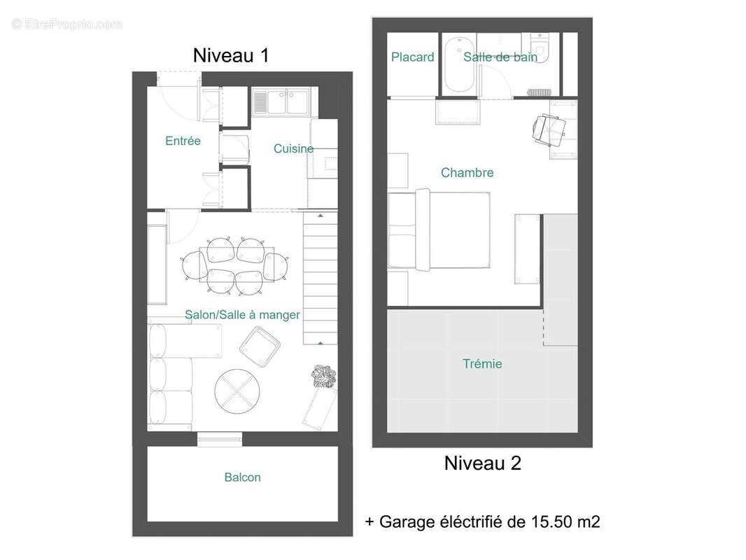 Photo 2 - Appartement à THOLLON-LES-MEMISES