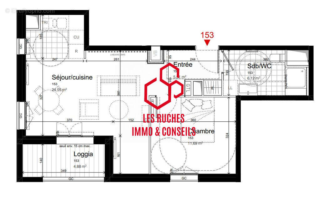 Appartement à VILLETANEUSE