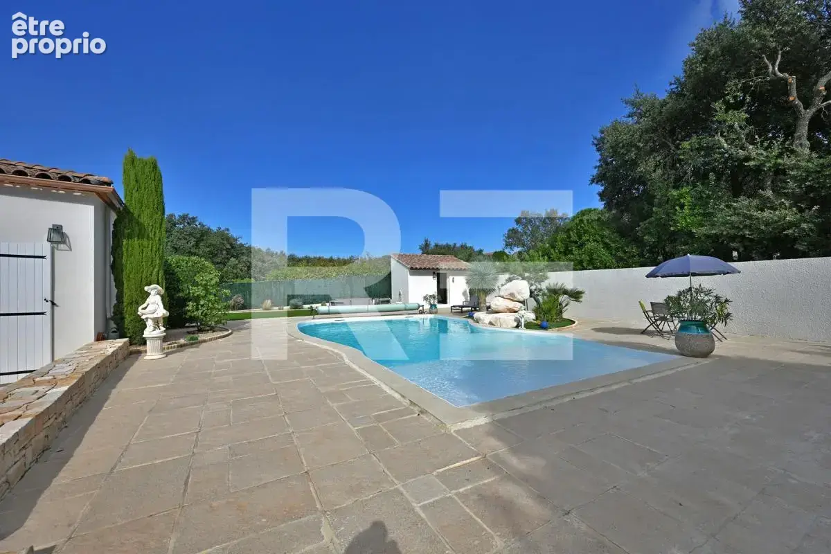 Poulx (30320) belle villa familiale de type bastide avec garage et piscine - photo 3