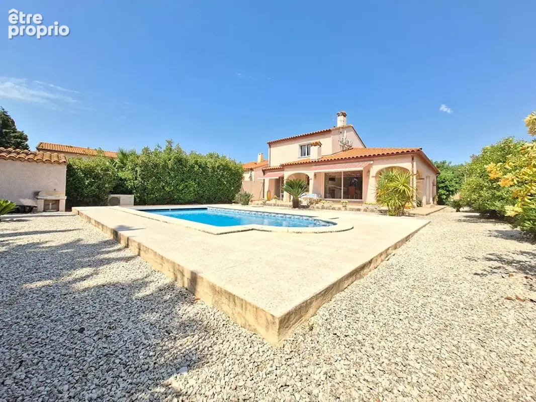 Toulouges superbe villa 3 faces avec piscine, garage et jardin - photo 1
