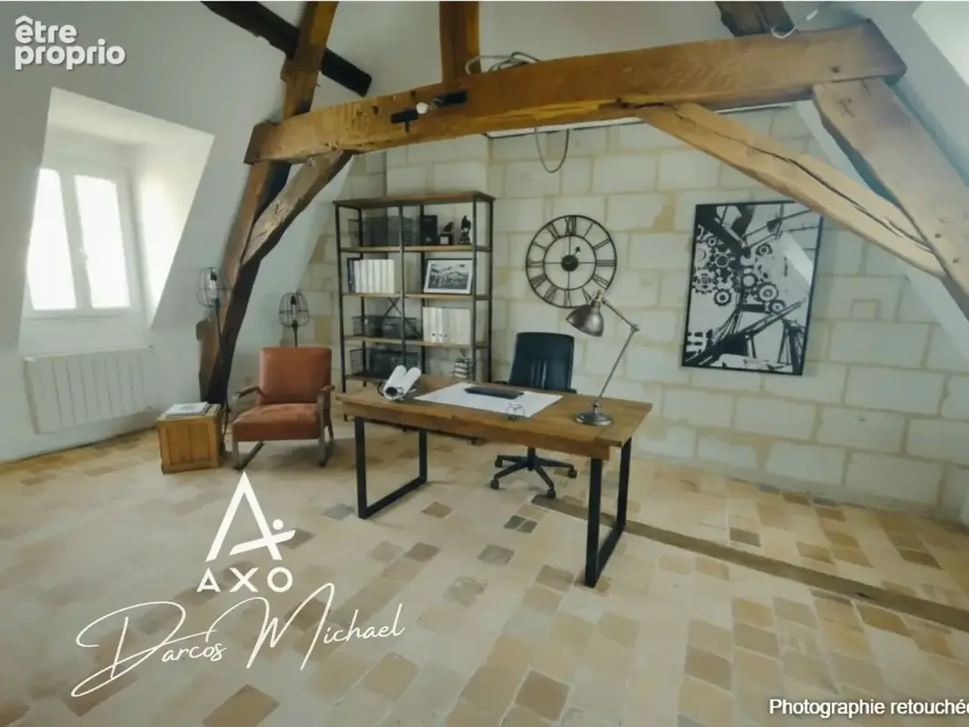 Immeuble de caractère  ~375 m²  Maison principale, 3 appartements loués, local professionnel  Beaufort-en-Anjou - photo 18