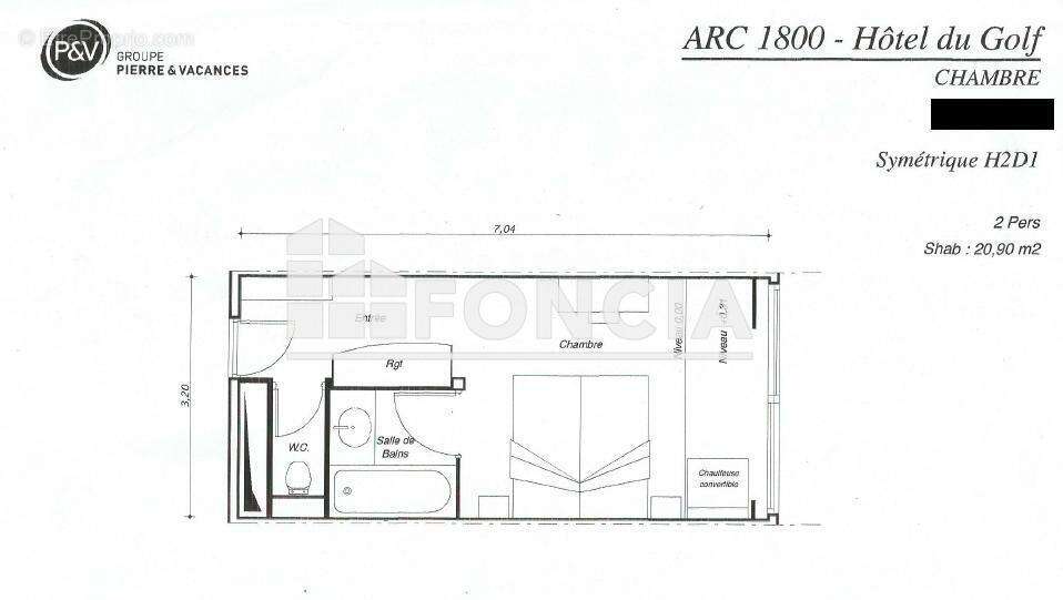 Vente - Appartement en résidence services - 1 pièce - 20,97 m² - photo 3