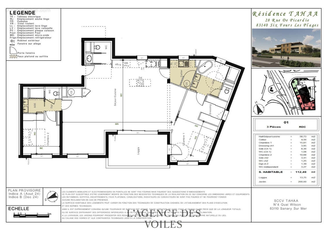 Appartement à SIX-FOURS-LES-PLAGES