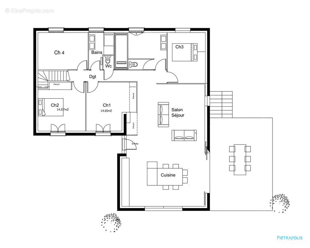 Maison à REVENTIN-VAUGRIS