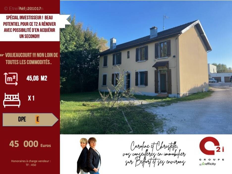 Appartement à VOUJEAUCOURT