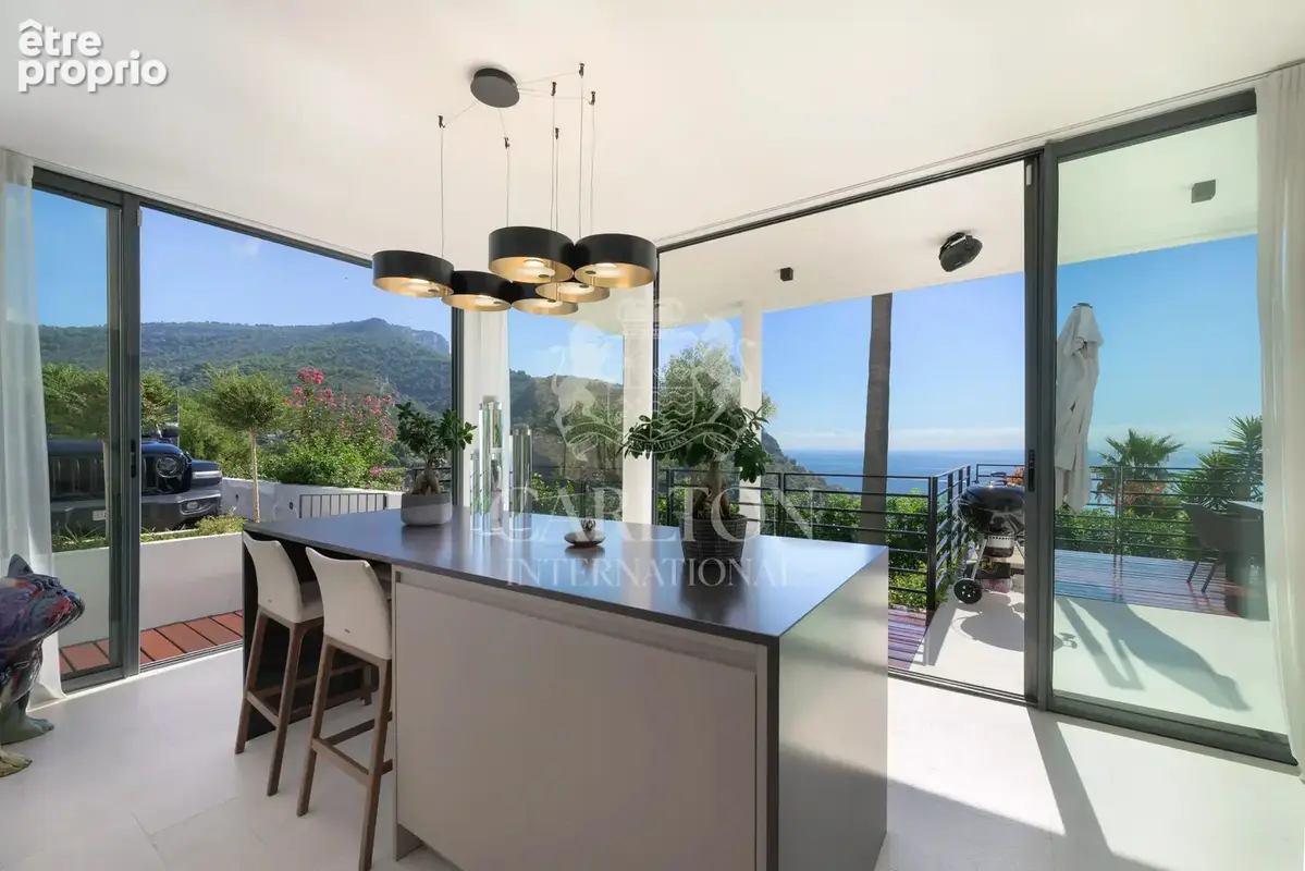 Èze – Villa contemporaine avec vue mer panoramique et terrain plat - photo 9