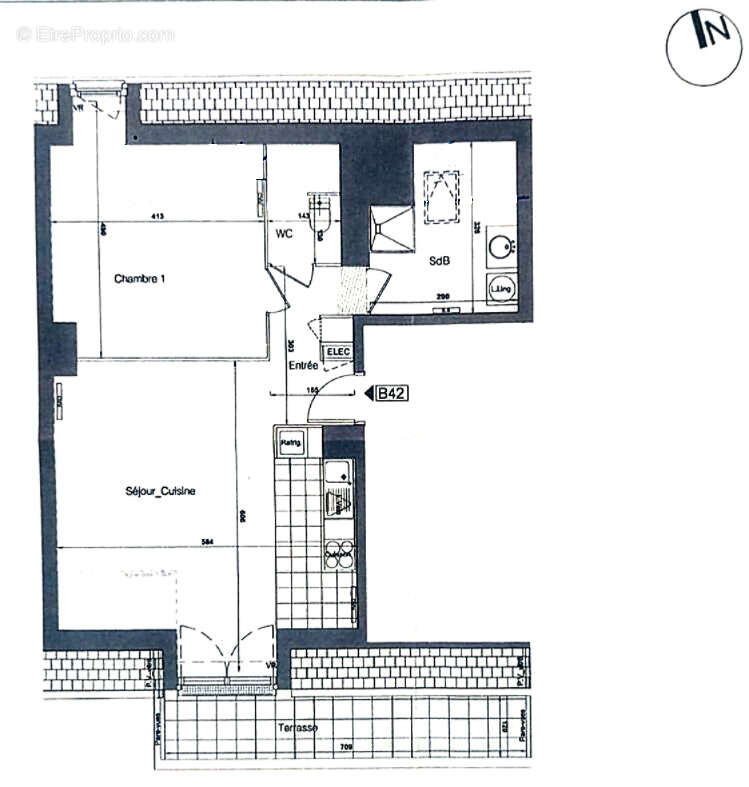T2 avec balcon et box en centre-ville - photo 10
