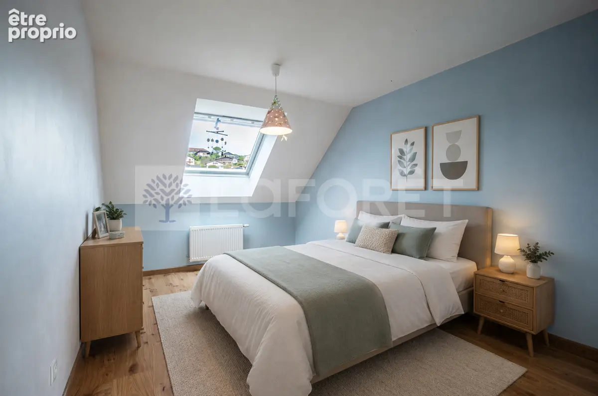 Agence immobiliere laforet - co-exclusivite - "muscari" - poisy - appartement duplex t3 de 114,66m² - terrasse 12,35m²  - cave - - photo 12