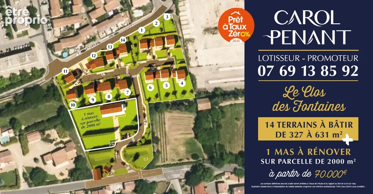 Terrain à CARPENTRAS