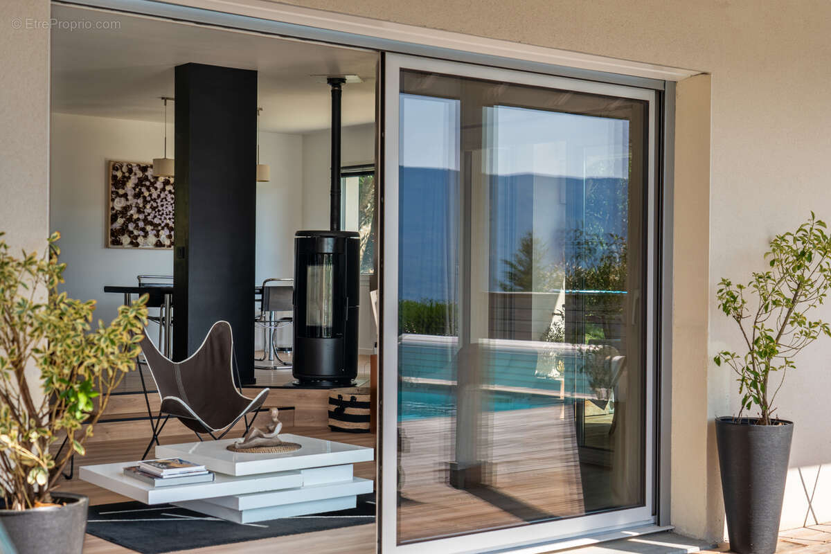 Hauteurs AIX LES BAINS - Villa familiale : panoramique sur le lac - piscine et jardin - photo 4