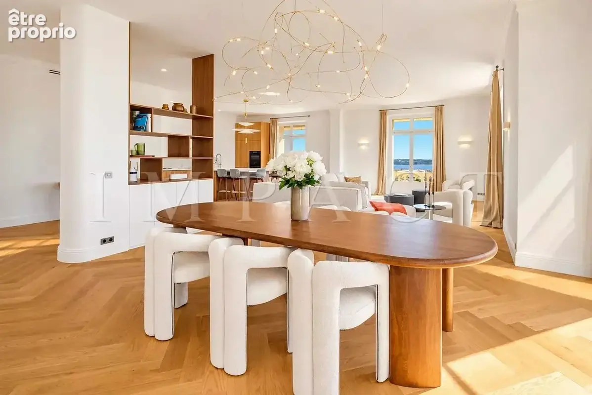 Cannes Californie – Appartement 4 Pièces Belle Époque rénové avec vue mer à vendre - photo 4