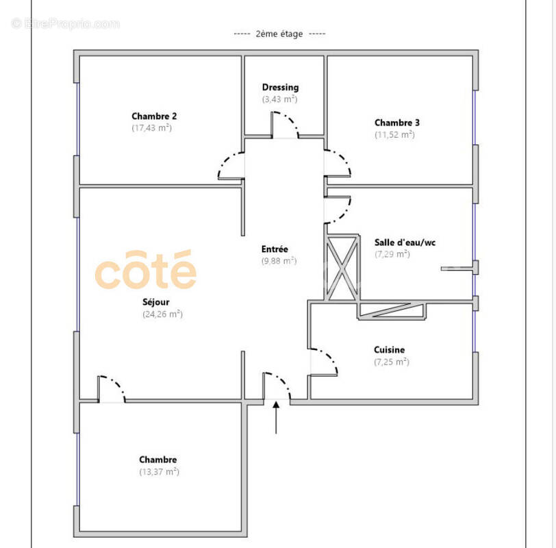 Appartement à LE BOURGET