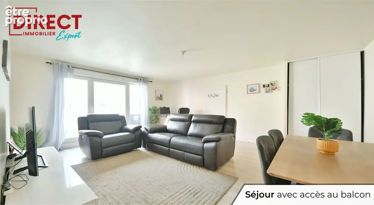 Appartement 3p en dernier etage + balcon + parking - photo 2
