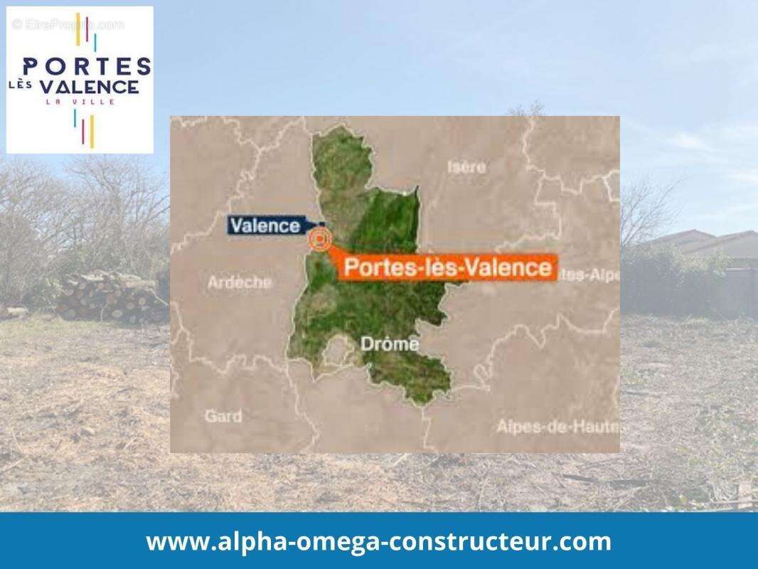 Terrain à PORTES-LES-VALENCE
