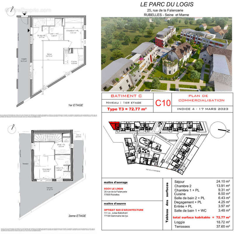Appartement à RUBELLES