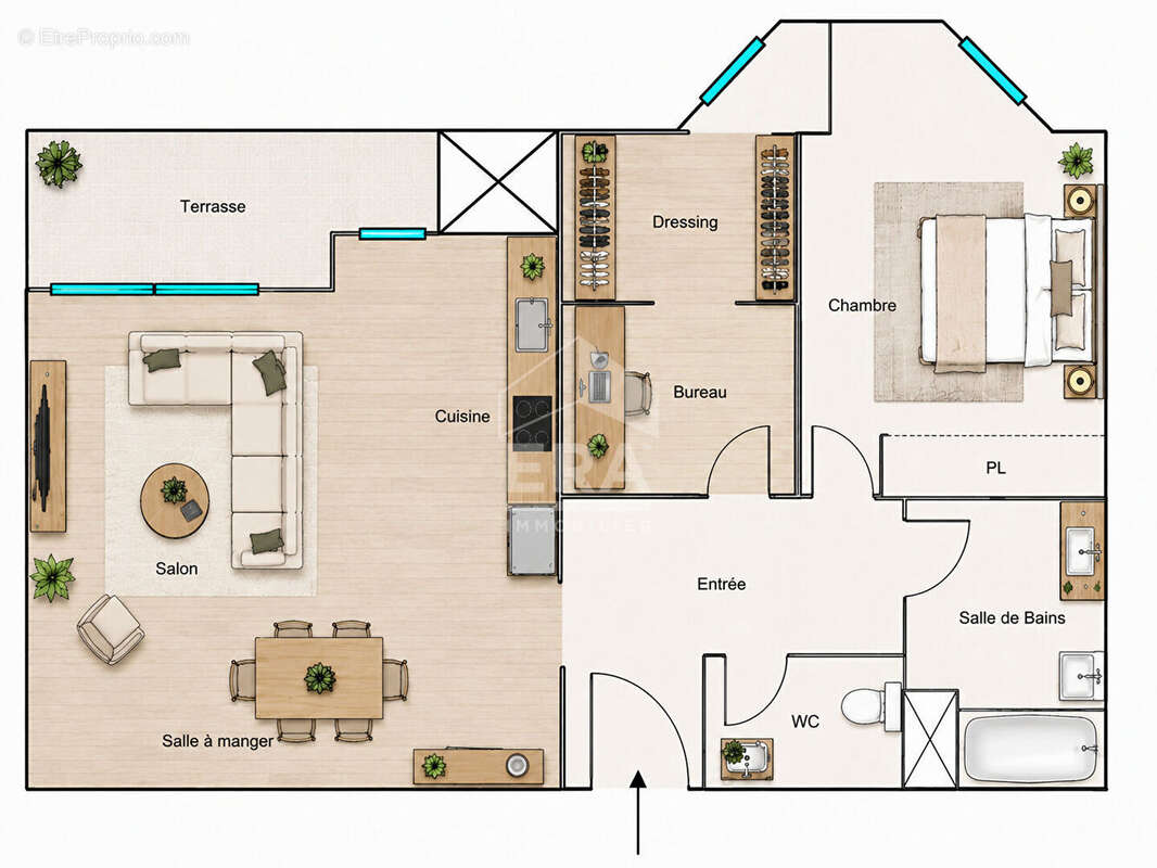 Appartement 53m² à valbonne - photo 13