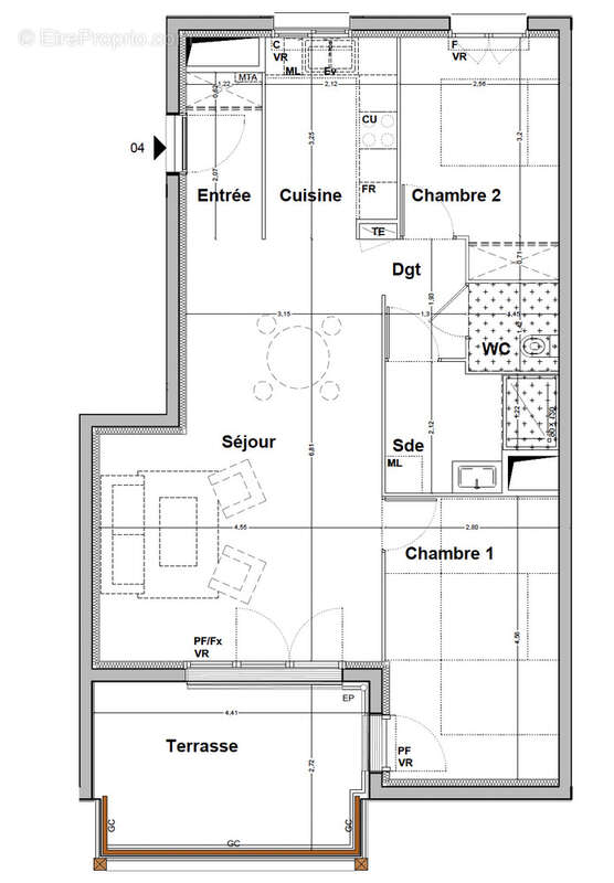 Appartement 3 pièces + terrasse + parking à FLOIRAC CENTRE  - photo 11