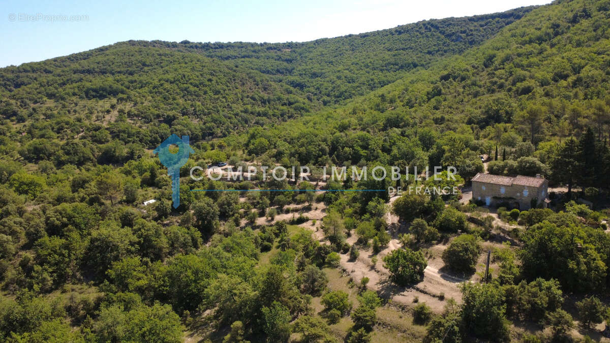 Dépt. 07 - A VENDRE à GROSPIERRES - Mas ancien de 161 m2 - Parcelles de 17,84 ha - photo 3