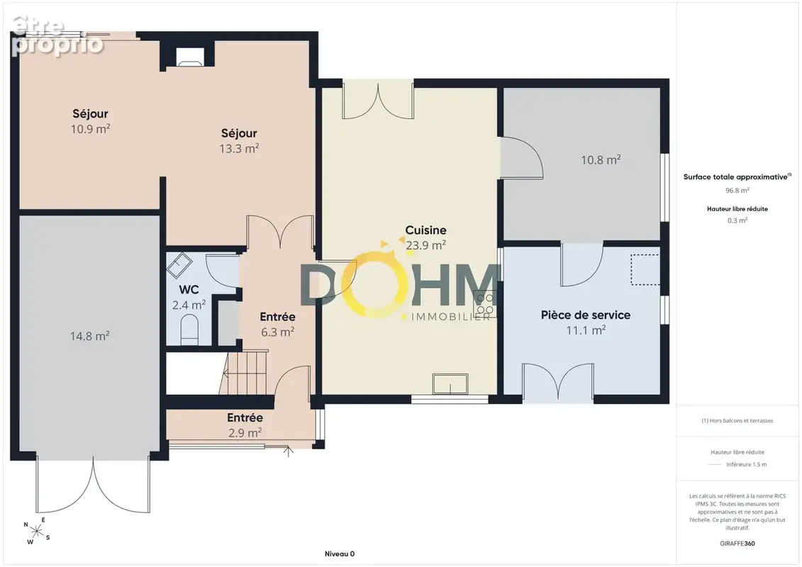 Maison 130m2, 4 chambres, terrain 482m2 - photo 16