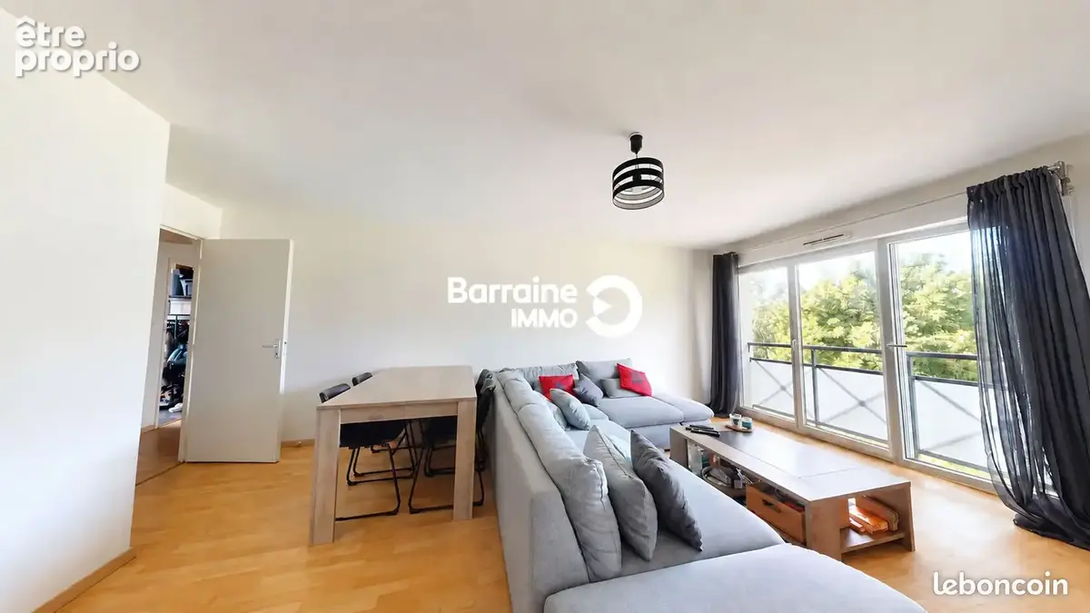 Lorient kerfichant - appartement t2 de 53m² bien expose avec vue sur parc - photo 5