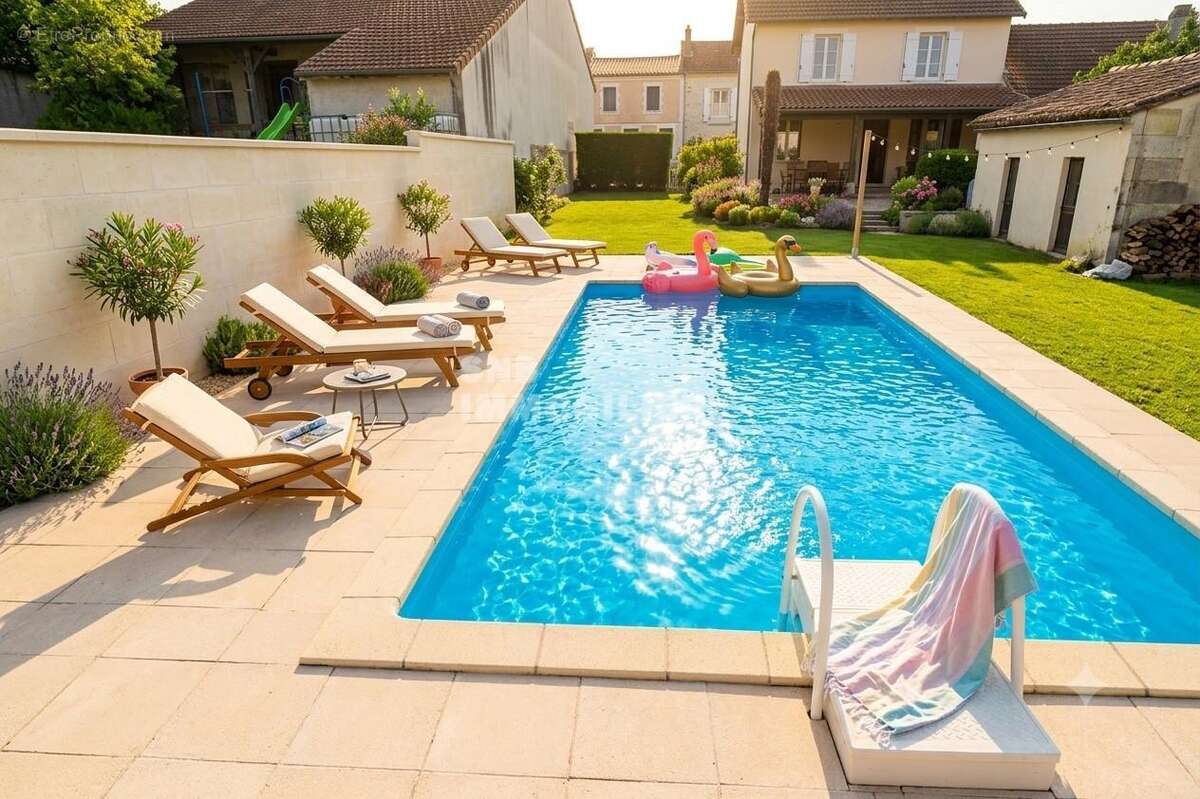 Maison ancienne t4 et maison t2 avec piscine - photo 3