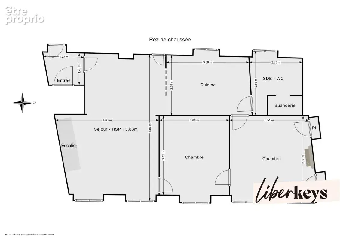 Bel appartement T3 bis de 67 m² - 2 vraies chambres - Haut des Pentes de la Croix-Rousse - photo 12