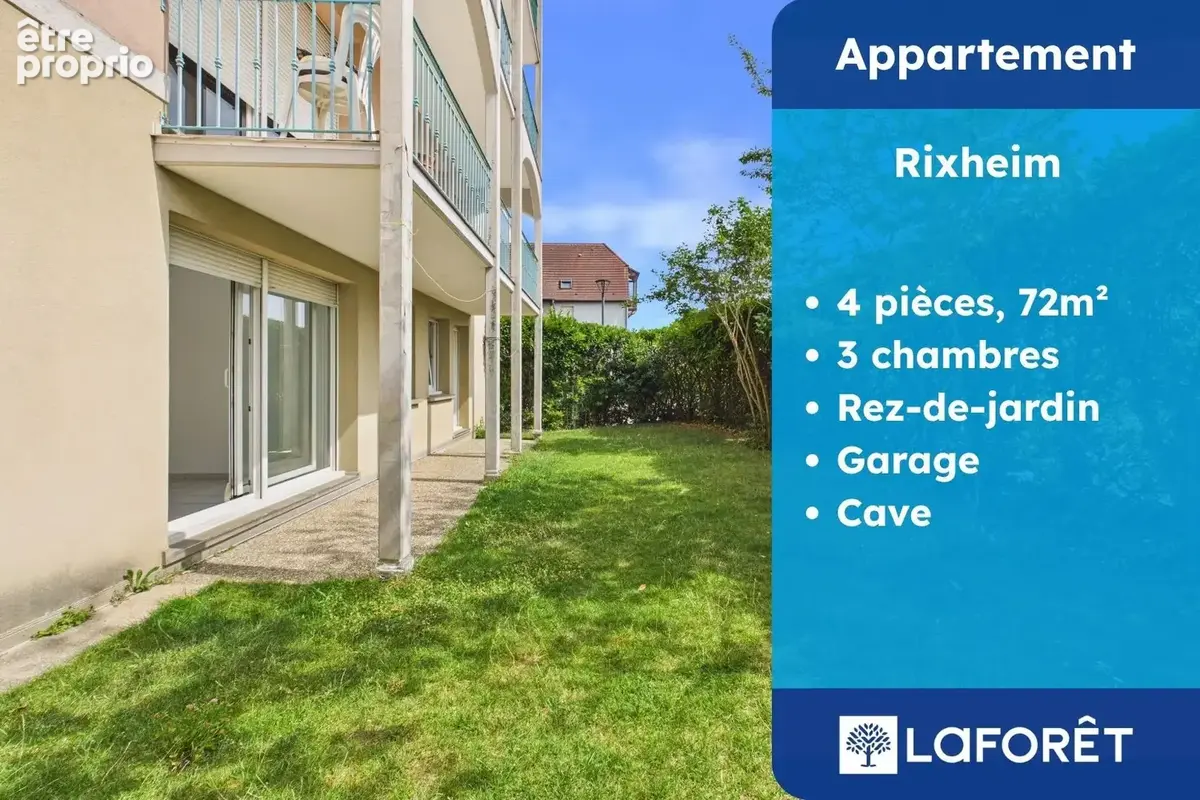 Appartement à RIXHEIM