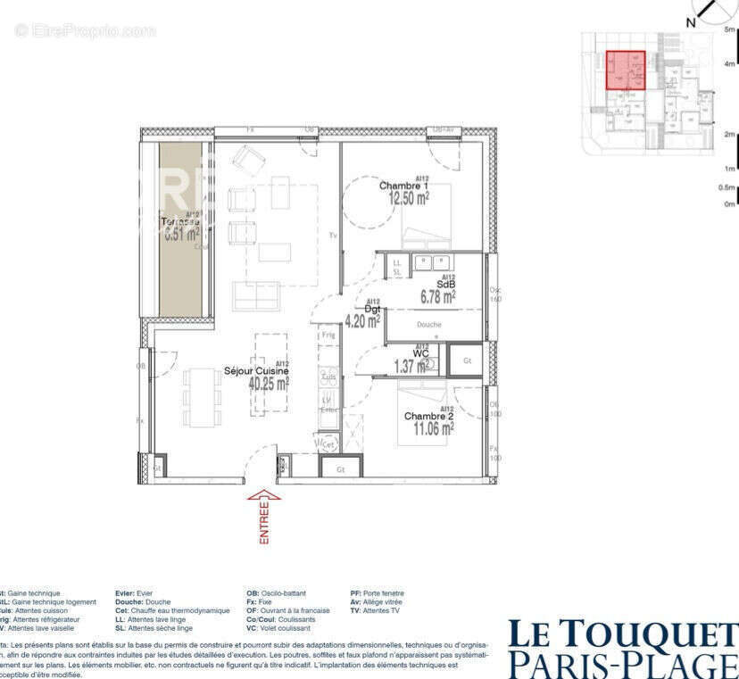 Appartement à LE TOUQUET-PARIS-PLAGE